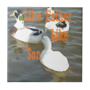 Som Far som Son. Kakelplatta