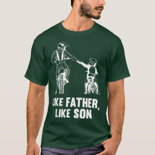 Som Far som Son Motocross Biker Bike Gift T Shirt