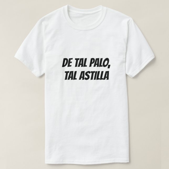 Som far, som Son på spanska T Shirt (Design framsida)