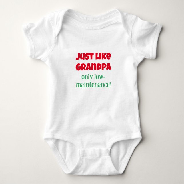 Som farfar, Lusnyj Baby One-Biet, T Shirt (Framsida)