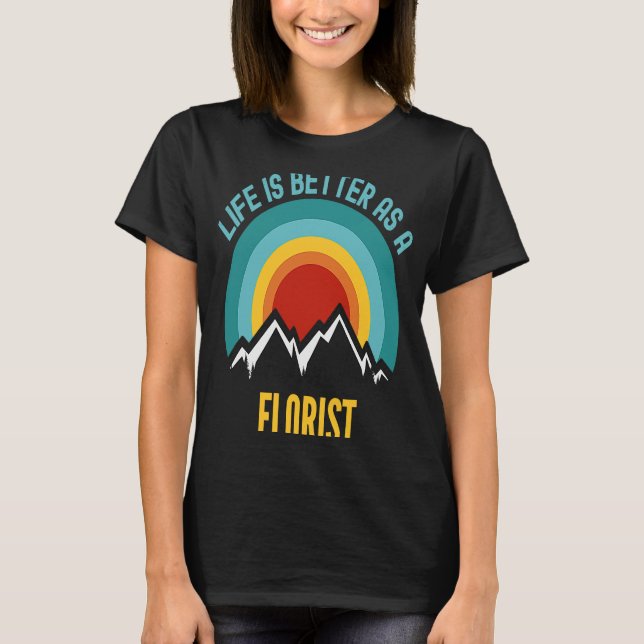 Som Florist T Shirt (Framsida)