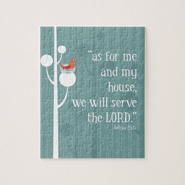 Som för mig och mitt hus pussel (Vertikal)