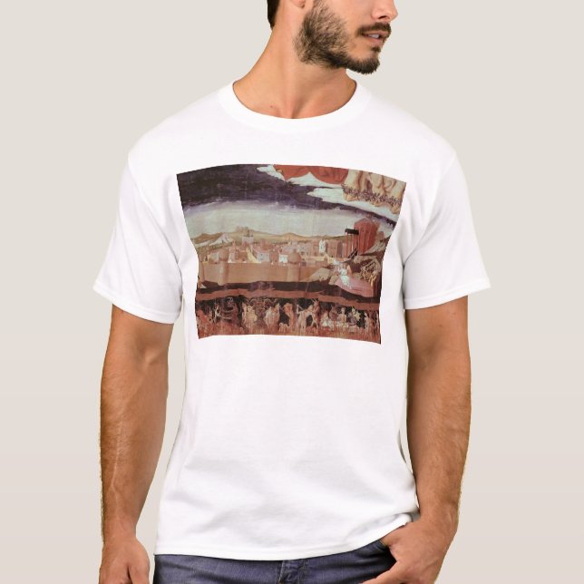 Som fördömas i helvete t shirt (Framsida)