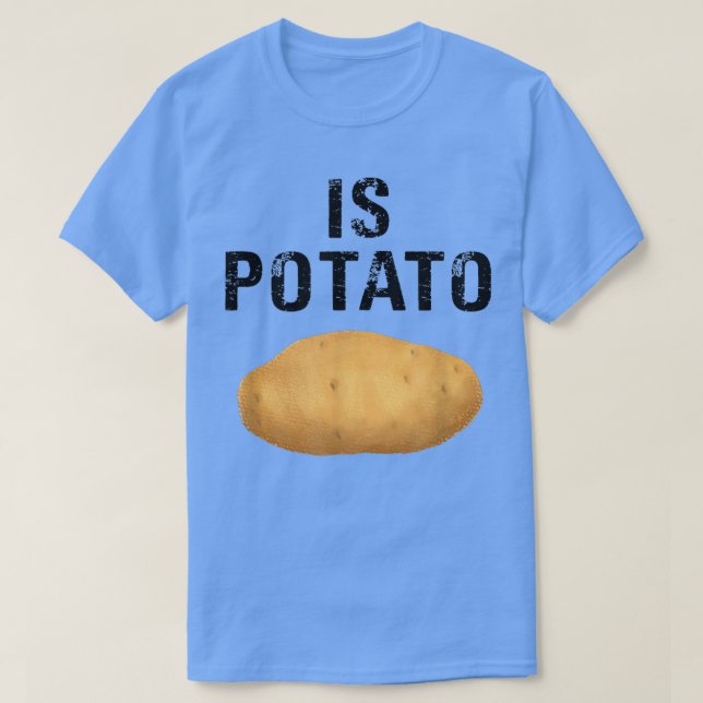 Som framgår på sent nattad potatis 19 t shirt (Design framsida)