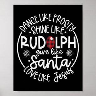 Som Frosty Shine som Rudolph Kärlek som Jesus Xma Poster