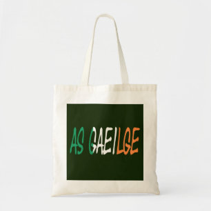 Som Gaeilge övertäckte den irländska Flagga, men Tygkasse