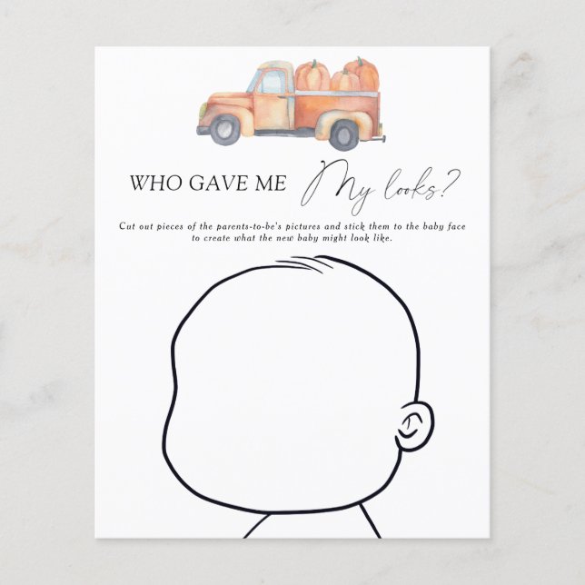 Som gav mig mitt utseende baby-spel (Framsida)