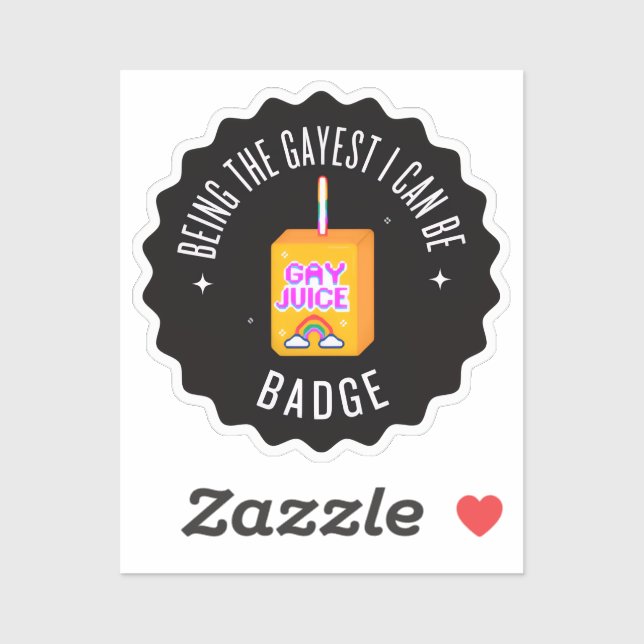 Som Gayest kan jag vara Klistermärken (Ark)