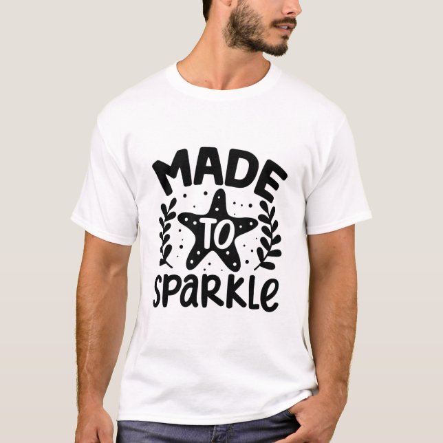 som gjorts till gnistra t shirt (Framsida)