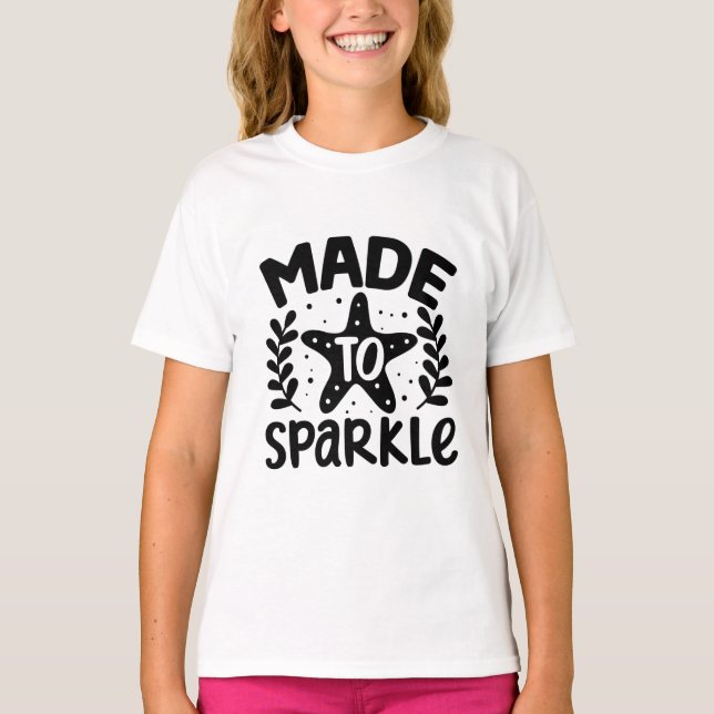 som gjorts till gnistra t shirt (Framsida)