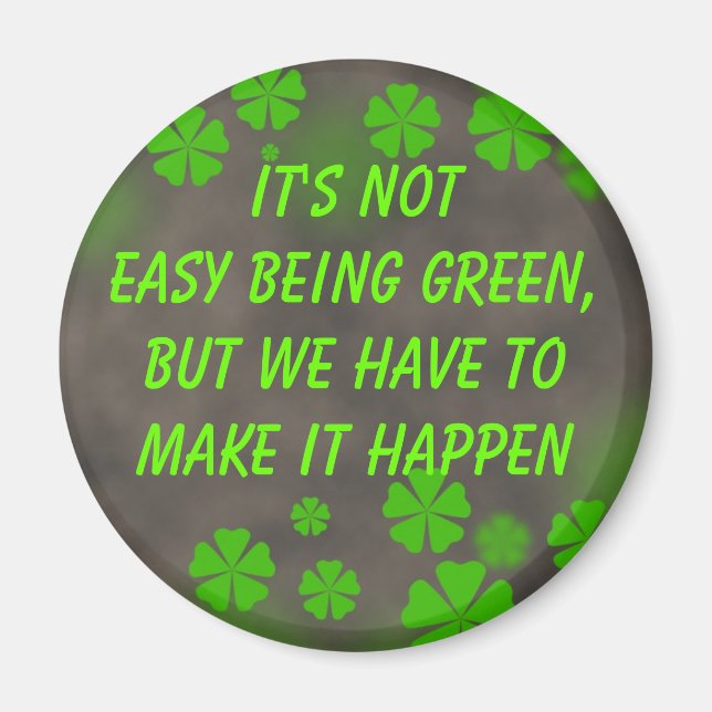 som grönt magnet (Framsidan)