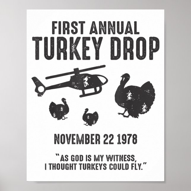 Som Gud är mitt vittne trodde jag att kalkoner kun Poster (Framsidan)