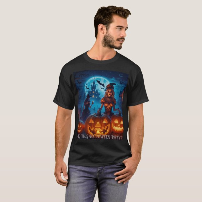 Som Halloween fest T Shirt (Hel framsida)