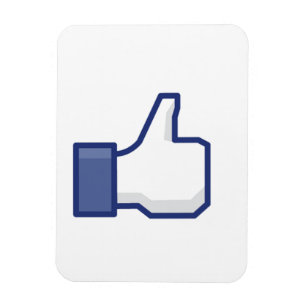 Som hand - FB-tummen upp Magnet