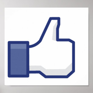 Som hand - tummen upp poster