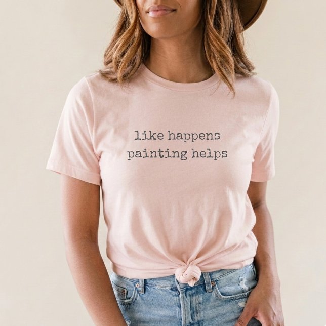 som händer målar hjälper hobby t shirt (Skapare uppladdad)
