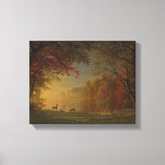 "Som Hjort Pant for Vatten" Art Canvastryck