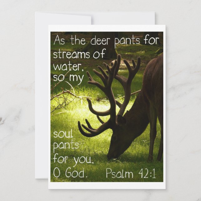 Som hjortinbjudan inbjudningar (Framsida)