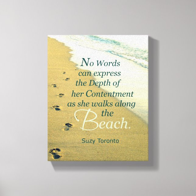 SOM HON VALKS LÅNGT PÅ BACH CANVASTRYCK (Framsida)