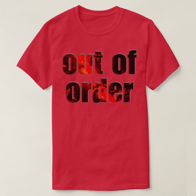 som inte är i ordning t shirt (Design framsida)