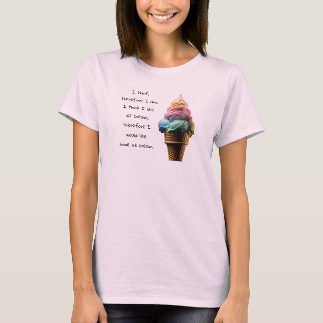 Som iskräm t shirt (Framsida)