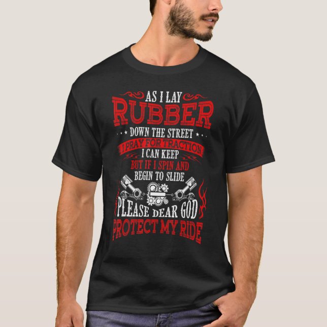 Som jag Ljugit bort Gumber Bikerna Kärlek Tävla T Shirt (Framsida)