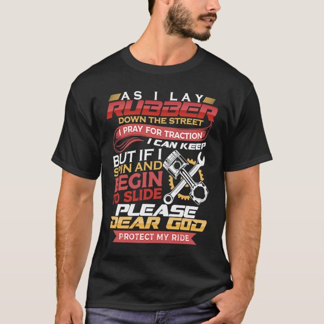 Som jag Ljugit bort Gumber Bikerna Kärlek Tävla T Shirt (Framsida)