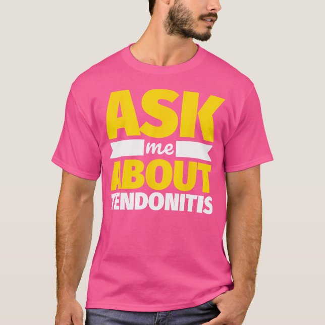 Som jag om Tendonitis funny viktning T Shirt (Framsida)