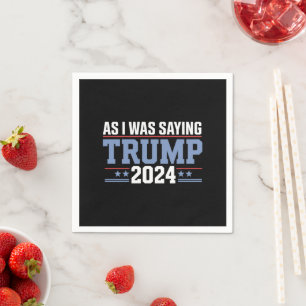 Som jag sa i valet 2024 pappersservett