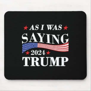 Som jag sa Trump 2024 Presidentval Trum Musmatta