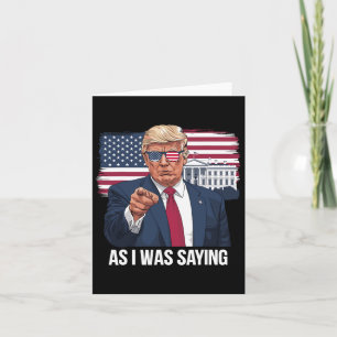 Som jag sade, patriotisk amerikansk politik kort
