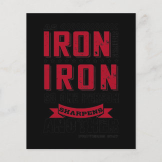 Som Järn Sharpens Järn, så en person Sharpens