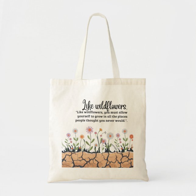 Som jokerblommor Tote Bag Tygkasse (Framsidan)
