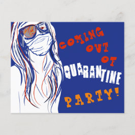 som kommer ut ur karantänen party