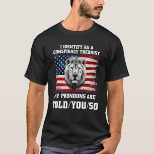 Som konspiration ser jag att terroristiska pronoun t shirt
