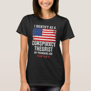 Som konspirationstorik ser jag mina pronouns t shirt