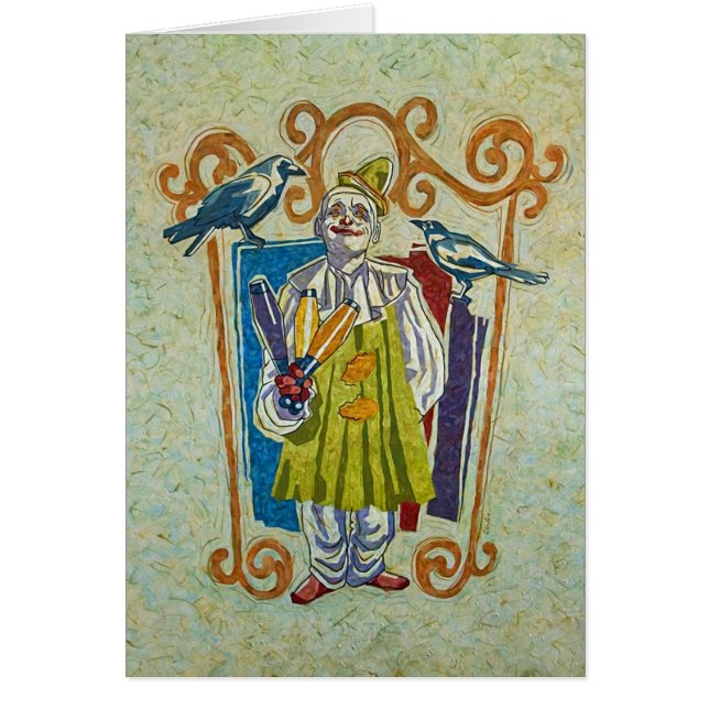 "Som kråkan flyger" gåvakortet Hälsningskort (Framsidan)