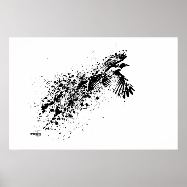 ..som kråkan flyger poster (Framsidan)