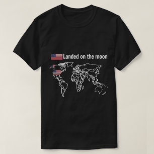 som landats på Måne T-fartyget och som landats på T Shirt