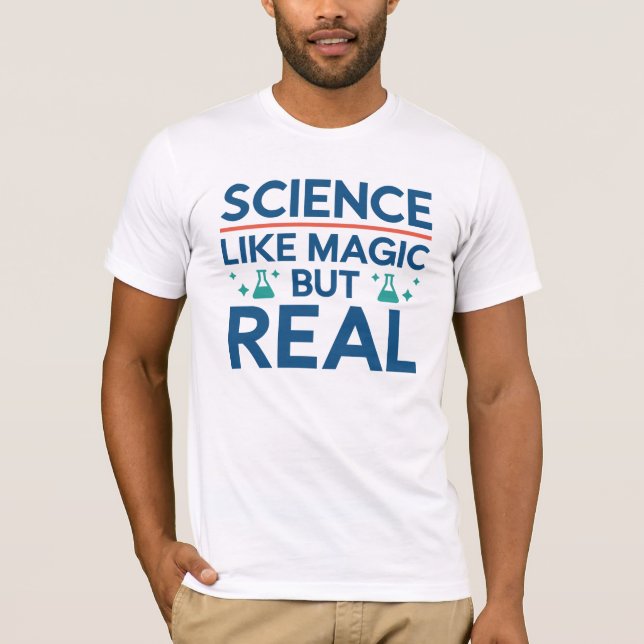 Som Magic men Real T Shirt (Framsida)