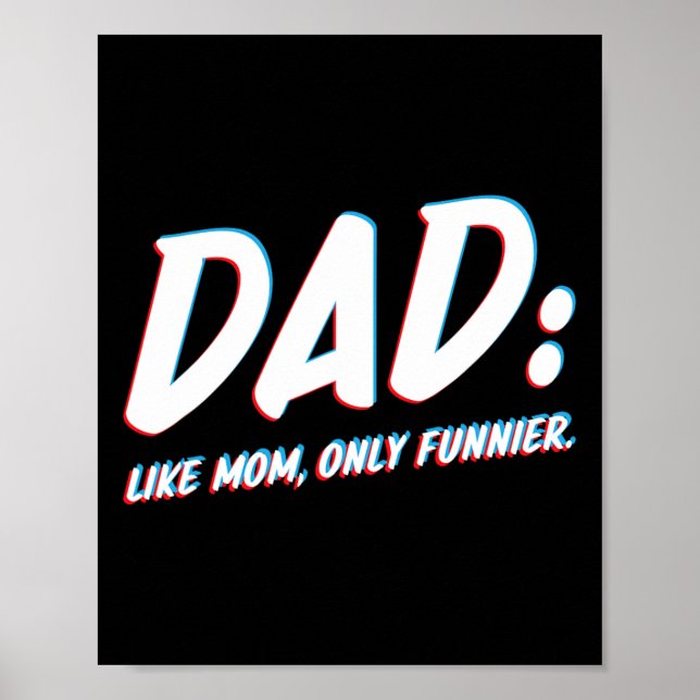 Som Mamma Funnier - Pappa från dotter eller så Poster (Framsidan)