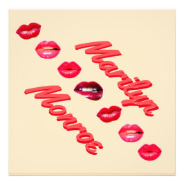 Som Marilyn Monroe Fototryck