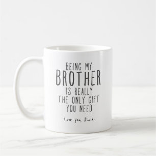 Som min bror mugg Funny bror Gift Mugg