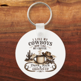 Som Min Cowboys Som Min Kaffe Nyckelring