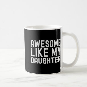 Som Min Dotter Roliga Mors Fars Dag Pappa Mamma Kaffemugg