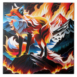 Som morgonens hetta sol värmer hennes ansikte, kakelplatta