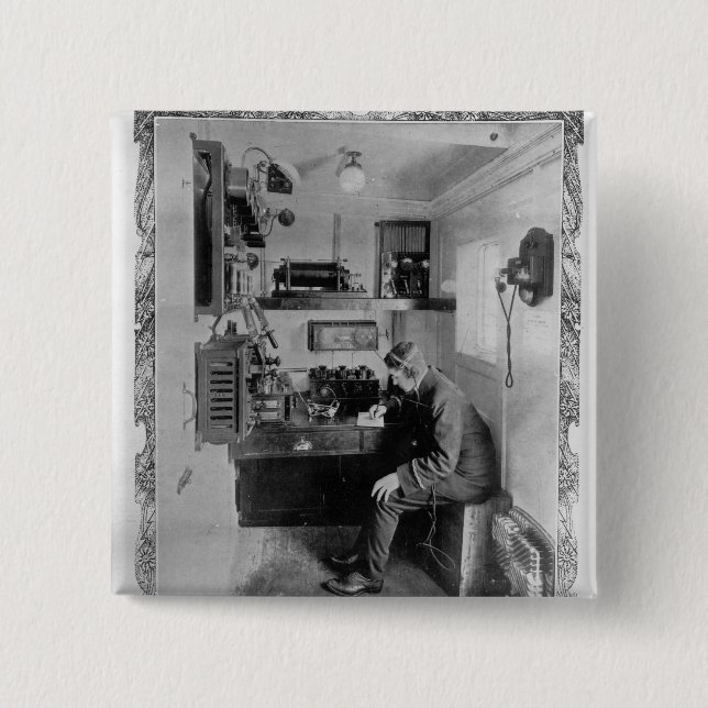 Som ombord det skeppsbrutna "Titanic ", Knapp (Framsida)