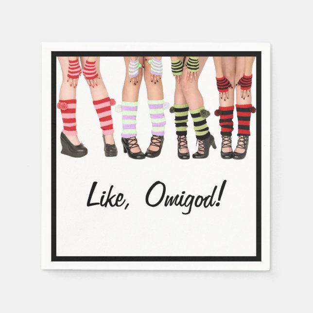 Som, Omigud! Cocktail Napkin Pappersservett (Framsidan)