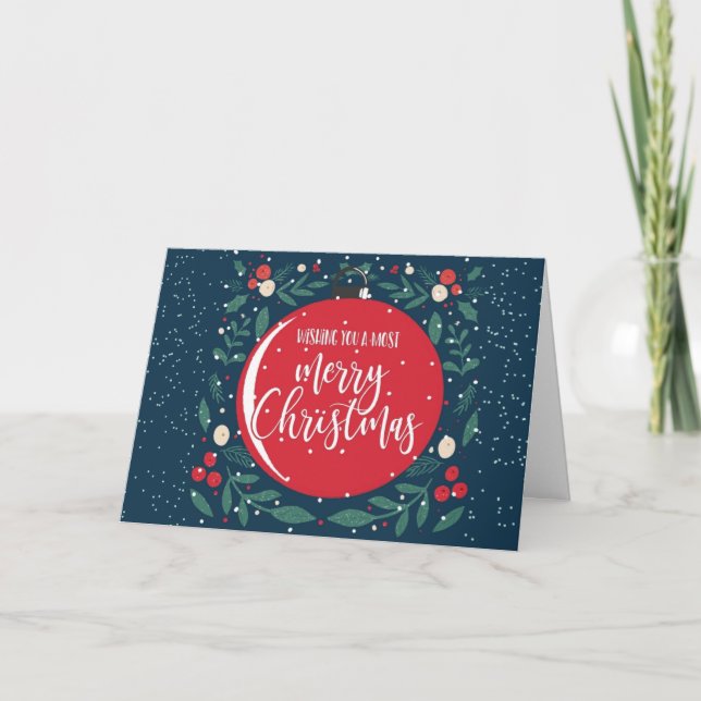 som önskar dig mest god jul kort (Framsida)