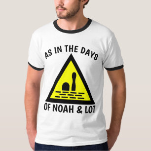 SOM PÅ DAGARNA I NOAH OCH LOT, kristna T-shirts